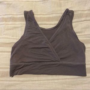 Grey Nursing Bra